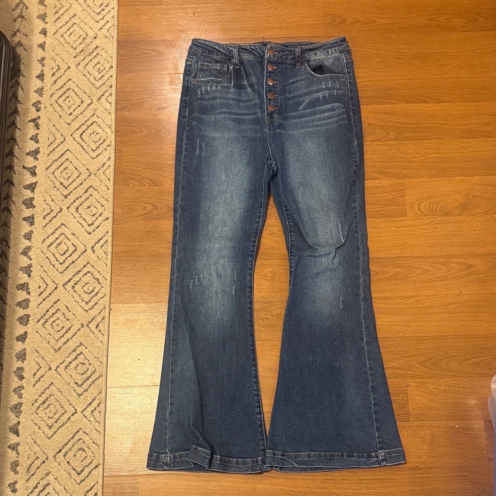 Classic Blue Flare Jeans